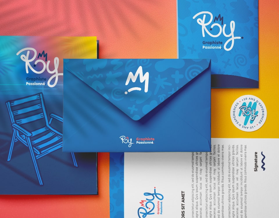 Création de supports de communication visuelle imprimés et identité graphique