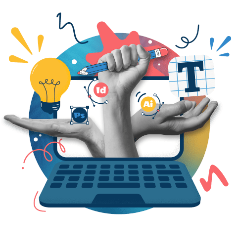 Illustration de l’étape conception et proposition de visuel