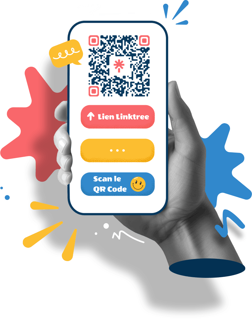 Accéder au Linktree de Roy Design via QR code