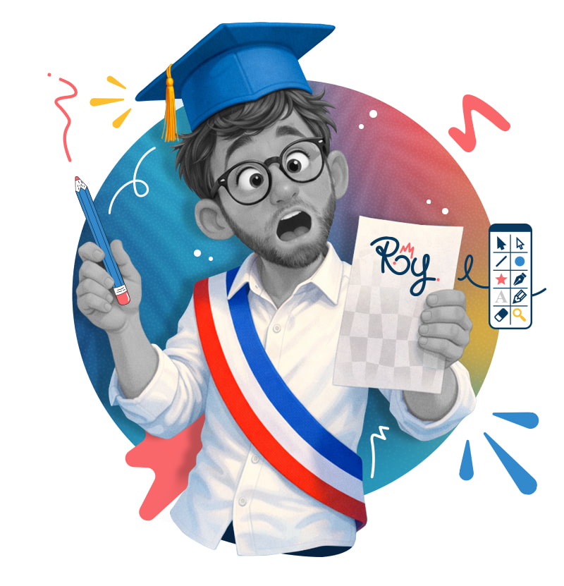 Illustration graphique représentant Roy Design dans le milieu institutionnel