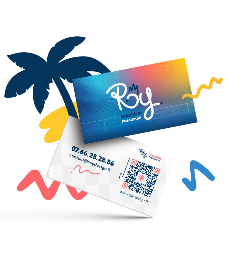 Création de cartes de visite professionnelles - Roy Design Côte d’Azur