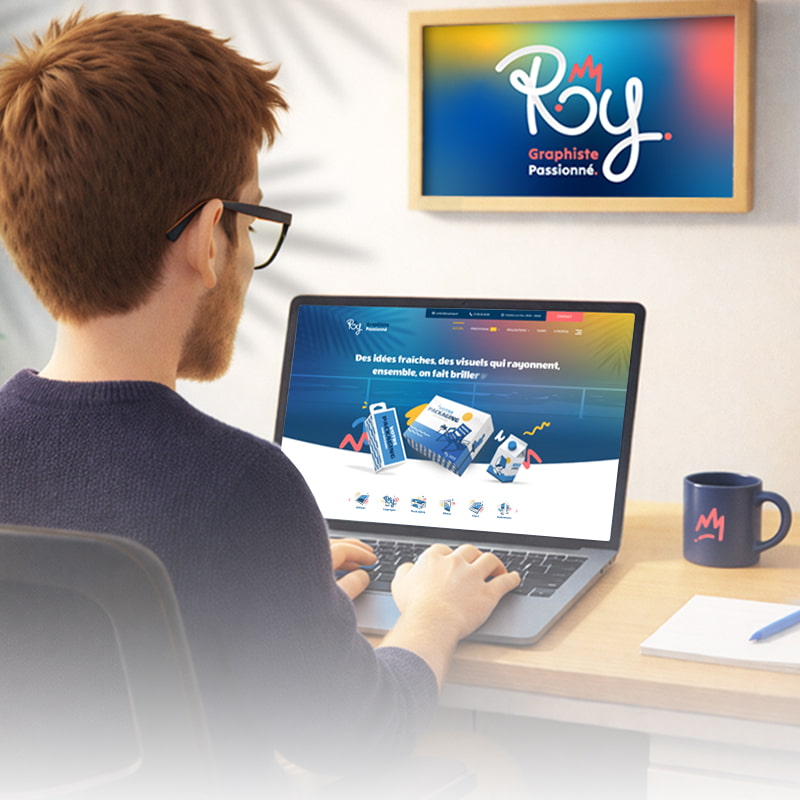 Découverte du nouveau site RoyDesign – infographiste passionné
