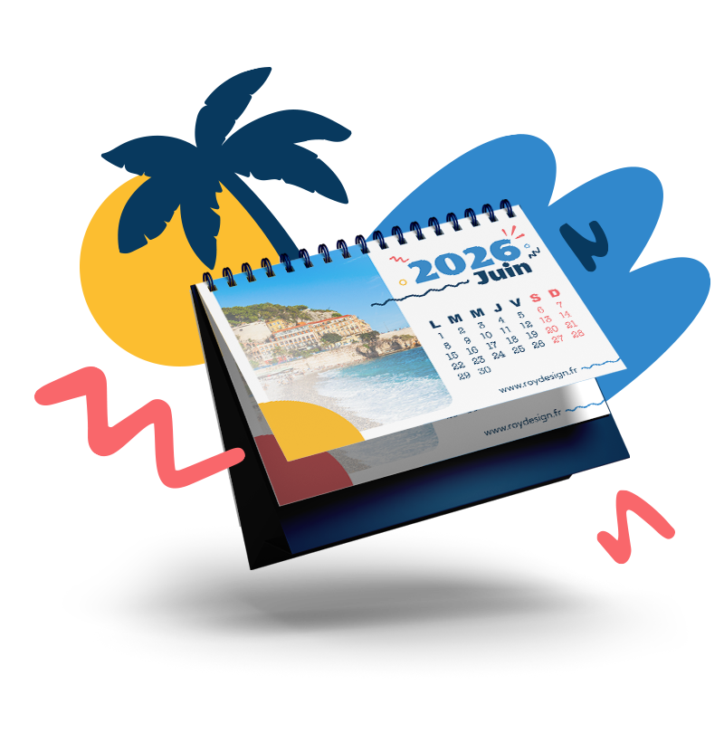 Création de calendriers et agendas personnalisés - Roy Design sur la Côte d’Azur