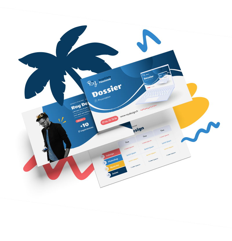 Création de dossiers de présentation et rapports professionnels - Roy Design sur la Côte d’Azur