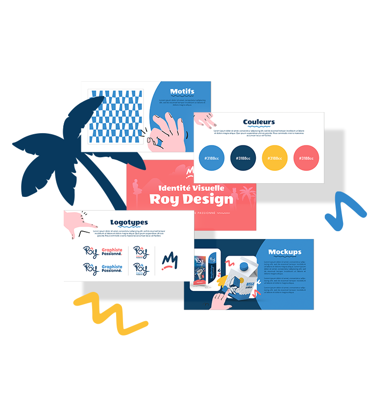 Création d’identité visuelle et logotype - Roy Design Côte d’Azur